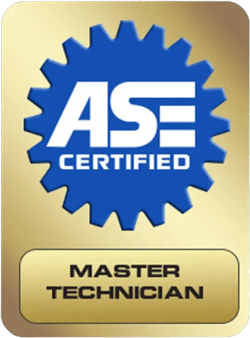 Image of a ASE Master Tech Logo